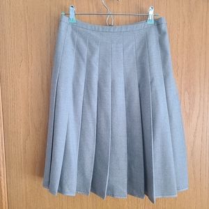 Escada Sport Pleated Wool Skirt